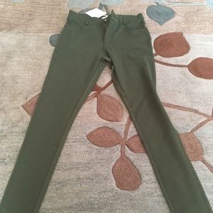 Green Skinny Pants